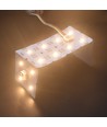 25x25 foldbar CCT LED ark RA95 - 15W, IP20, 24V