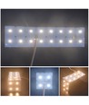 25x25 foldbar CCT LED ark RA95 - 15W, IP20, 24V