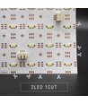25x25 foldbar CCT LED ark RA95 - 15W, IP20, 24V