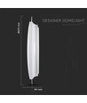 72W Designer Dome loftslampe med stjernehimmel - Ø67cm, fjernbetjening, dæmpbar, CCT, nat-modus
