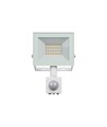 20W projektør med sensor - IP44, Hvid, arbejdslampe, PIR sensor