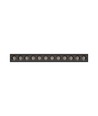 Grid S armatur 12W - overflademonteret, CCT, 230V, 40°, IP20, 222x26x60mm, sort, Spectrum
