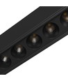 Grid S armatur 12W - overflademonteret, CCT, 230V, 40°, IP20, 222x26x60mm, sort, Spectrum