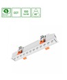 12W GRID S loftlampe - 1200lm, CCT, hvid kant