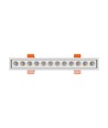 12W GRID S loftlampe - 1200lm, CCT, hvid kant