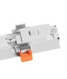 12W GRID S loftlampe - 1200lm, CCT, hvid kant