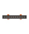12W GRID S indbygningsspot - 1200lm, 40 grader, CCT, hvid kant
