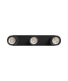 Loftlampe med 3 spots, GU10 - Sort, IP20 indendørs, uden lyskilde