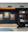 Loftlampe med 3 spots, GU10 - Sort, IP20 indendørs, uden lyskilde