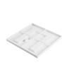 60x60 LED panel, 40W - 150lm/W, 5 års garanti, indbygning/påbygning, 80 grader