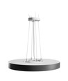 36W Nymphea Optima CCT loftlampe - 120lm/W, Ø40cm, sort ring, justerbar CCT, IP20