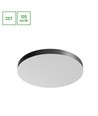 60cm 65W Nymphea Optima loftlampe - CCT, 7800lm, sort ring, 5 års garanti