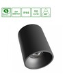 14-27W Orbito LED loftlampe, RA90 - Justerbar watt, UGR19, IP44, 110lm/W, sort, 5 års garanti