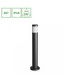 72cm Stella havelampe GU10, 6W CCT - IP44, sort, rund, udskiftelig lyskilde, 3 lyskulører