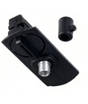 Lampeholder til 1-faset skinner - Sort. 1F3W