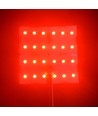 25x25cm 17,5W foldbar RGB+NW LED ark RA95 - 24V DC, IP20
