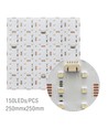 25x25 foldbar RGBW LED ark RA95 15W - 24V DC, IP20