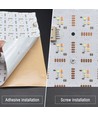 49x24 45W foldbar RGBW LED ark RA95 - 24V DC, IP20