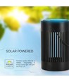 0,5W Solara LED gulvlampe / bordlampe - Solcelle, IP44, sort metal, varm hvid, genopladelig, udendørs