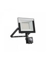30W projektør med sensor - IP44, Sort, arbejdslampe, PIR sensor