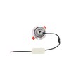 3W Ø8,4cm indbygningsspot dæmpbar - 12V/24V, Hul: Ø7-8 cm, Mål: Ø8,4 cm, 4 cm høj
