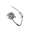 3W Ø8,4cm indbygningsspot dæmpbar - 12V/24V, Hul: Ø7-8 cm, Mål: Ø8,4 cm, 4 cm høj