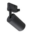 6W 3-faset Dæmpbar GU10 DimToWarm skinnespot - Sort, 1800K-3000K, Inkl. lyskilde