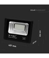 300W LED solcelle projektør - 4200lm, IP65, 6000K, inkl. solcellepanel og fjernbetjening