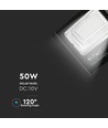 300W LED solcelle projektør - 4200lm, IP65, 6000K, inkl. solcellepanel og fjernbetjening