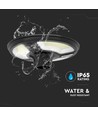 10W Solara LED havelampe med sensor - IP65, 1500lm, sort, rund, inkl. fjernbetjening og timer