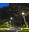 Vt-45w LED havelampe 7,5W - solcelledrevet, rund, med sensor, RF-fjernbetjening, 6500K, IP65