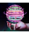 Hover Orb flyvende bold med RGB lys - Ø9,5 cm, lilla, perfekt til børn og barnlige sjæle
