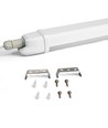 120cm 40W komplet LED armatur - gennemfortrådet, IP65, 5000K