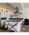 GU10 indbygningsspot - Rund, sort, IP20, uden lyskilde