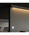 3-i-1 vægcontroller til RGB / RGBW / RGB+CCT - 12V-24V, RF 2.4GHz, 86x86mm, hvid, touch panel