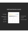4-zone WiFi/WLAN touch panel til LED strips - 12V/24V, hvid, 86x86mm, til single color og CCT