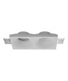 VT-11012 lampe - 2xGU10, Run, hvid