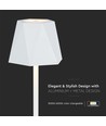 1,5W genopladelig LED bordlampe, 5V - Hvid, 4-trin dæmpbar, inkl. USB-C kabel