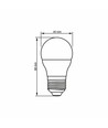 E27 7W LED kronepære - G45, 4000K, 630lm, 240 grader