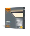 24W LED loftslampe, sort - 4000K, IP20 indendørs, Ra 88