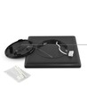 24W LED loftslampe, sort - 4000K, IP20 indendørs, Ra 88