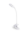 6W LED dæmpbar skrivebordslampe med klemme - Helsinki, 370lm, 3-trin CCT, hvid, 120° lysvinkel