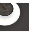 Dome 12W rund LED væglampe - IP65, CCT, hvid