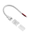 Vandtæt startstik til LED strip - 10mm, enkeltfarvet, IP68, 5V-24V