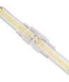 Vandtæt samler til LED strip - 8mm, enkeltfarvet, IP68, 5V-24V
