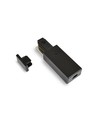 1m skinne til skinnespot - 1-faset, sort, 1F2W