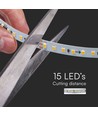 120 VT-2835 LED løbelysstribe 10W/m - 24V, 4000K, IP20, 10m/rulle