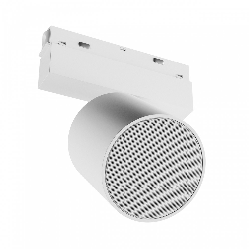 10W Bluetooth højttaler til Shift system - 48V, Hvid, Bluetooth 5.4, IP20 - Dæmpbar : Ikke dæmpbar