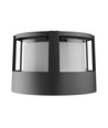 10W Rund CCT væglampe - IP65, sort, 360°, 3-i-1 CCT