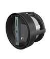 10W Rund CCT væglampe - IP65, sort, 360°, 3-i-1 CCT